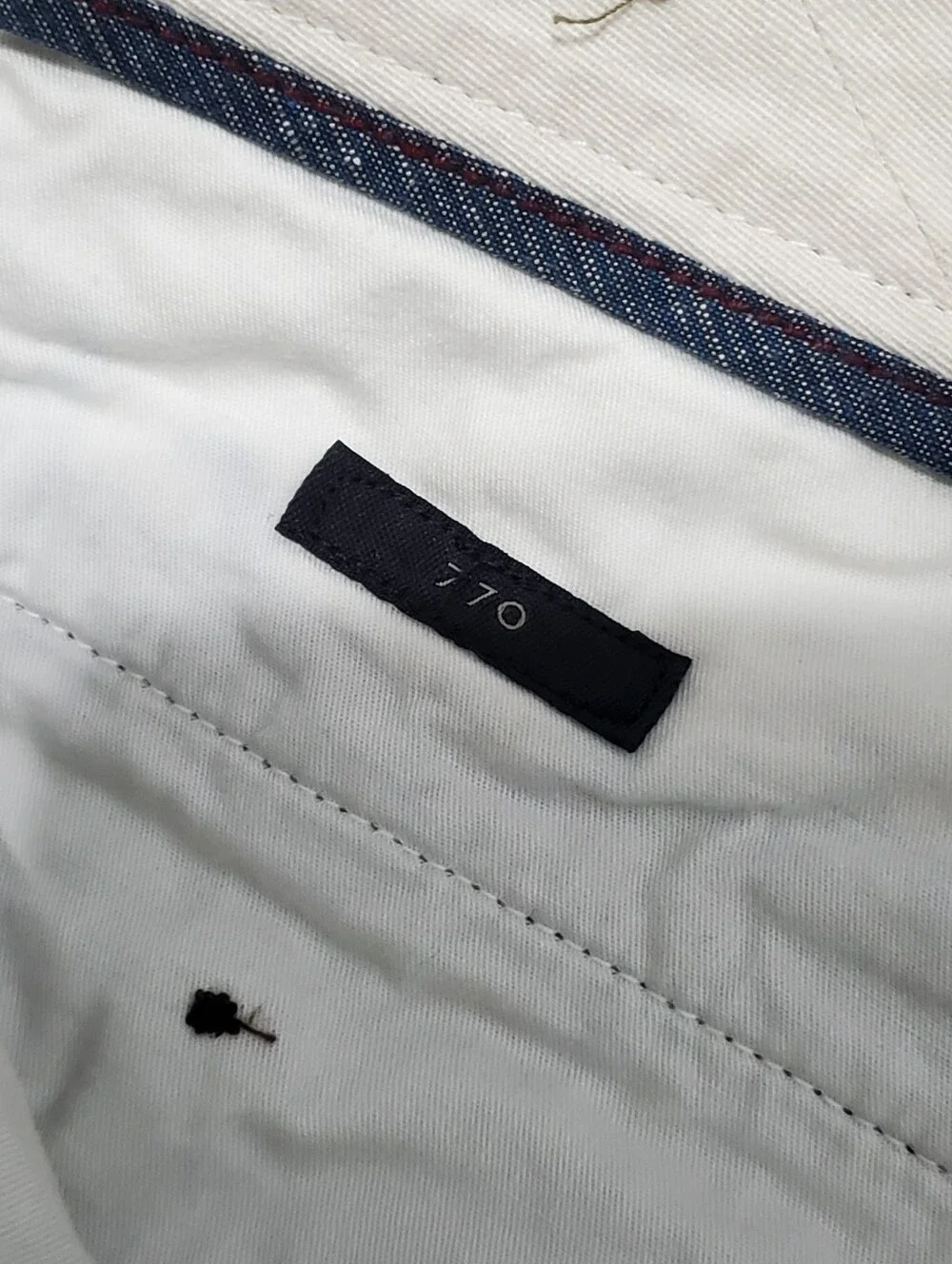J. Crew 770 Straight Fit McNutt Linen Blend Chino Pants Blue 32 Waist
